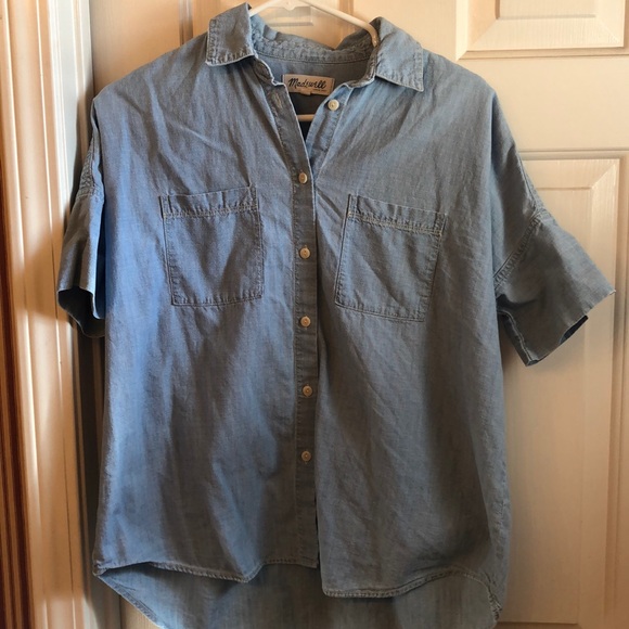 Madewell Chambray Shirt - Picture 3 of 4